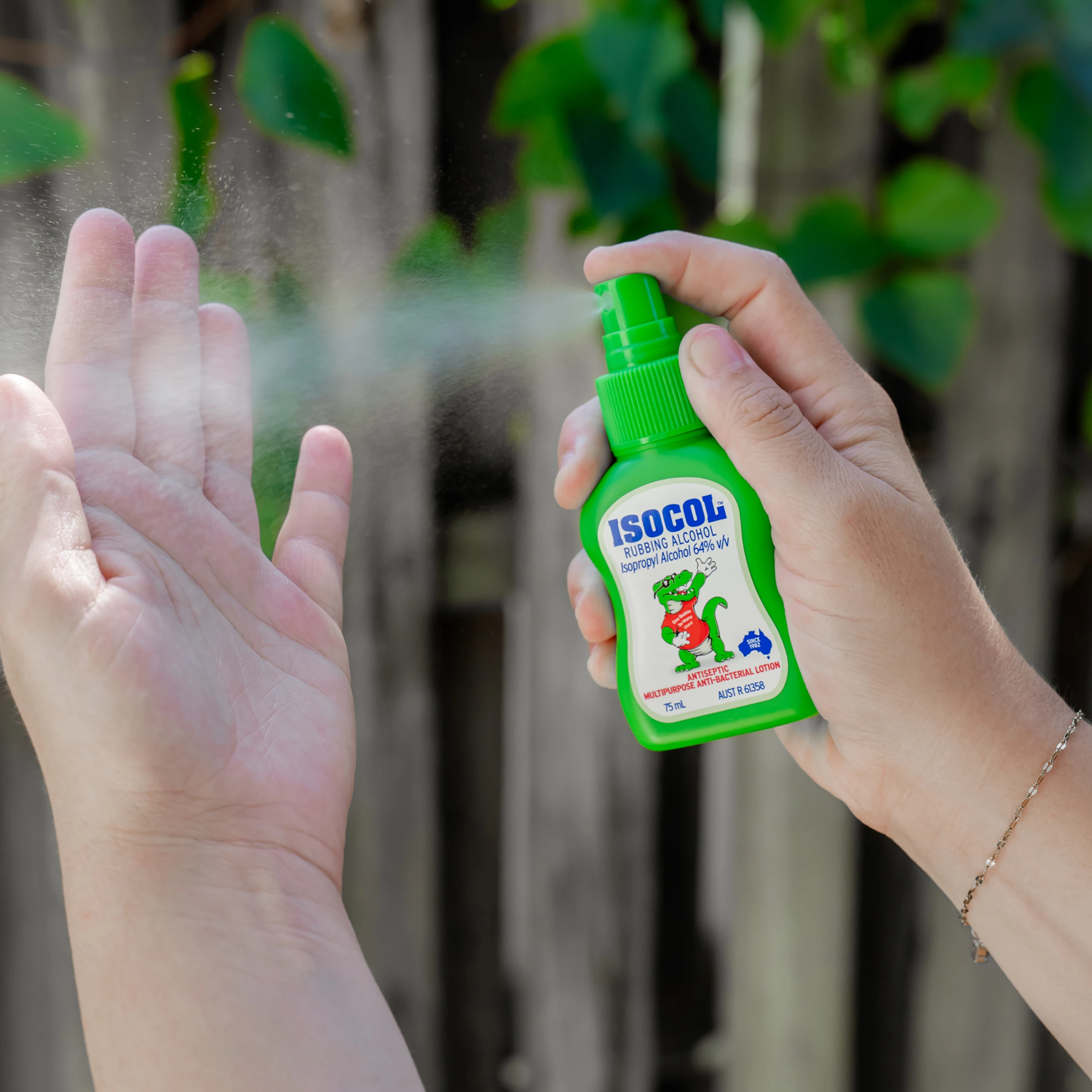 Antiseptic Spray 75ml - Label Detail