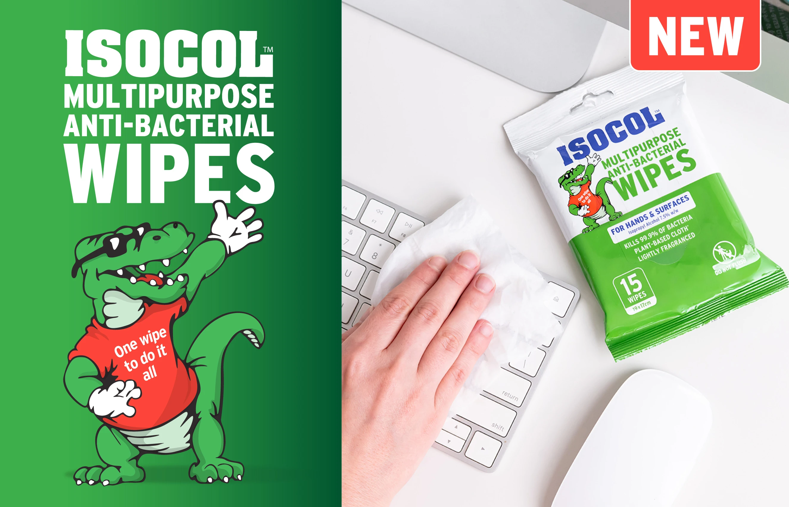 Antibacterial Wipes Clean On The Go